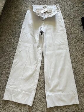 SPANX Light Beige Wide Leg Boot Cut Pants